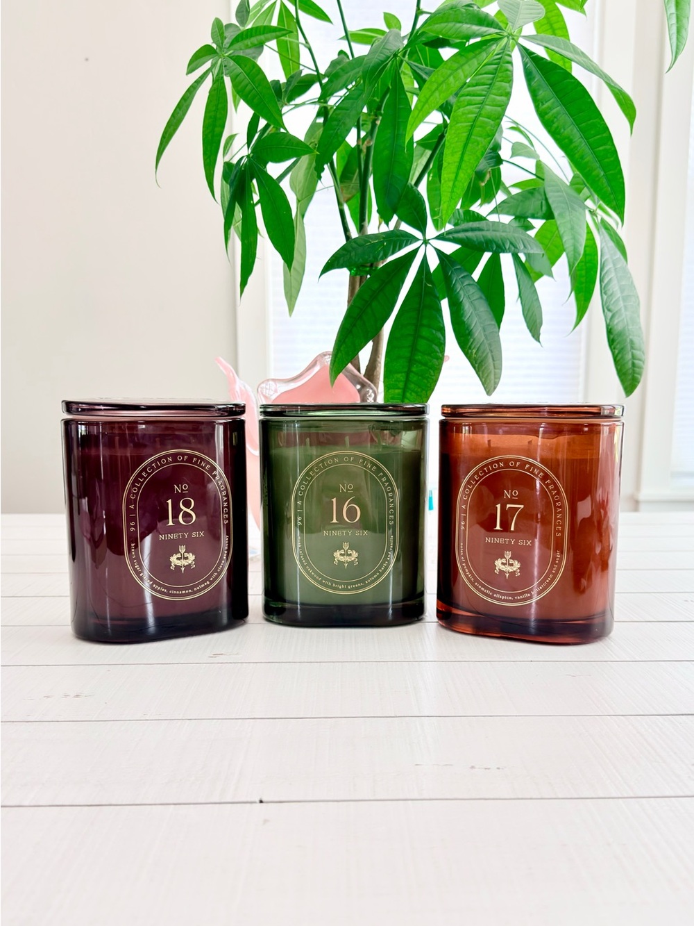 Luxury 3 Wick Glass Lidded Candle